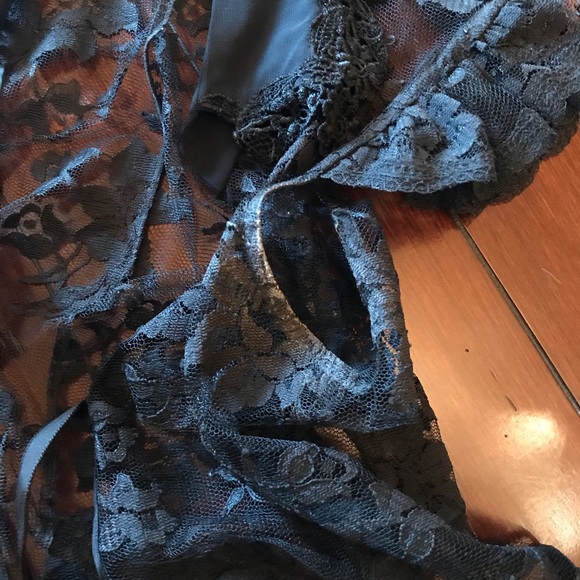 Louis Verdad Lace Tie Vest Black - Picture 7 of 8